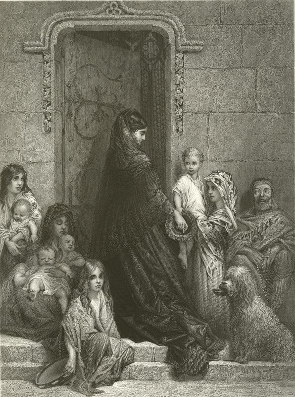 Almujen antaminen tekijältä Gustave Dore