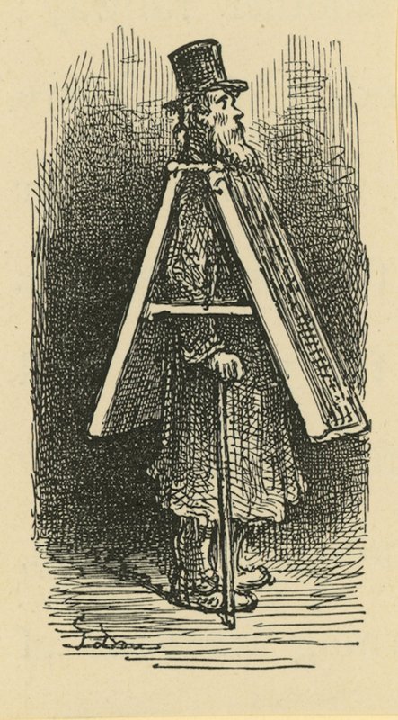 Kuva, joka esittää voileipämiestä tekijältä Gustave Dore