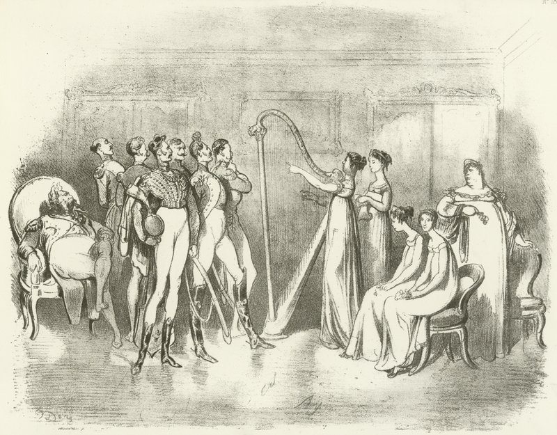 Corinna tai laulukorut 1810 (syväpaino) tekijältä Gustave Dore