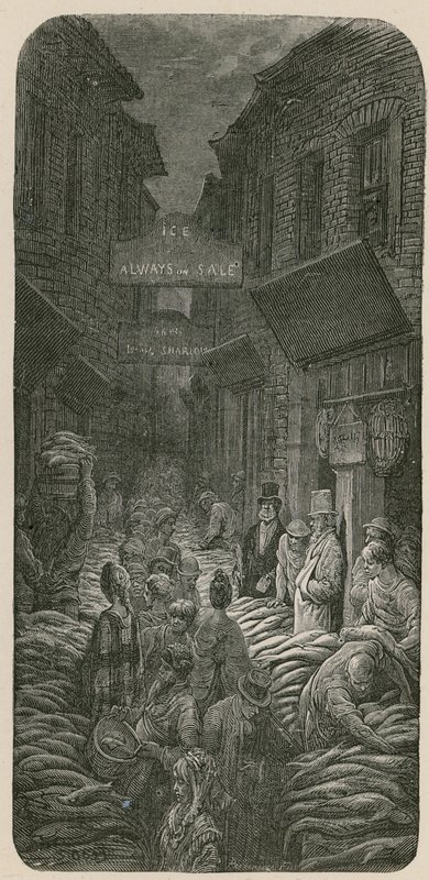 Dark Horse Lane, Billingsgate tekijältä Gustave Dore