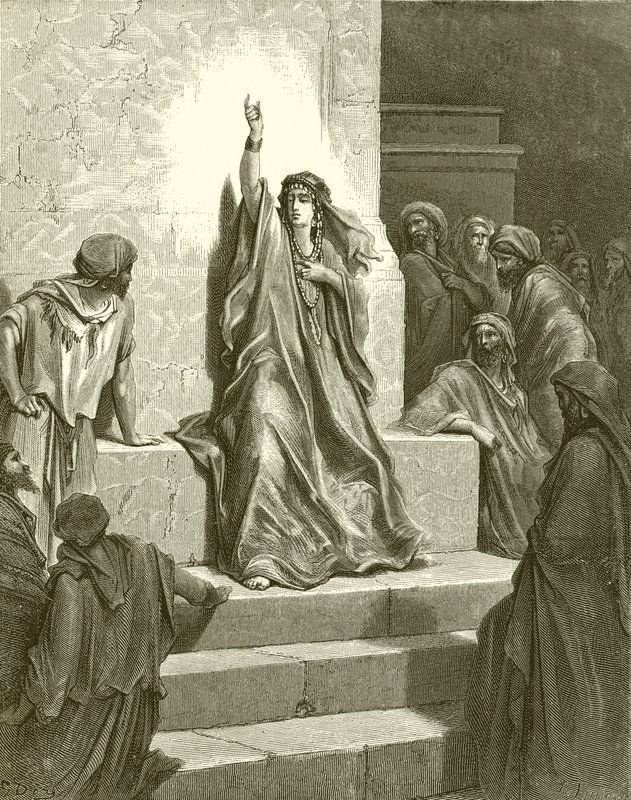 Deborah (kaiverrus) tekijältä Gustave Dore