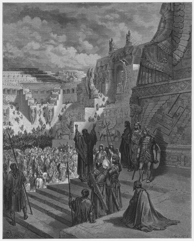 Gustave Dore Raamattu: Artaxerxes myönsi vapauden juutalaisille tekijältä Gustave Dore