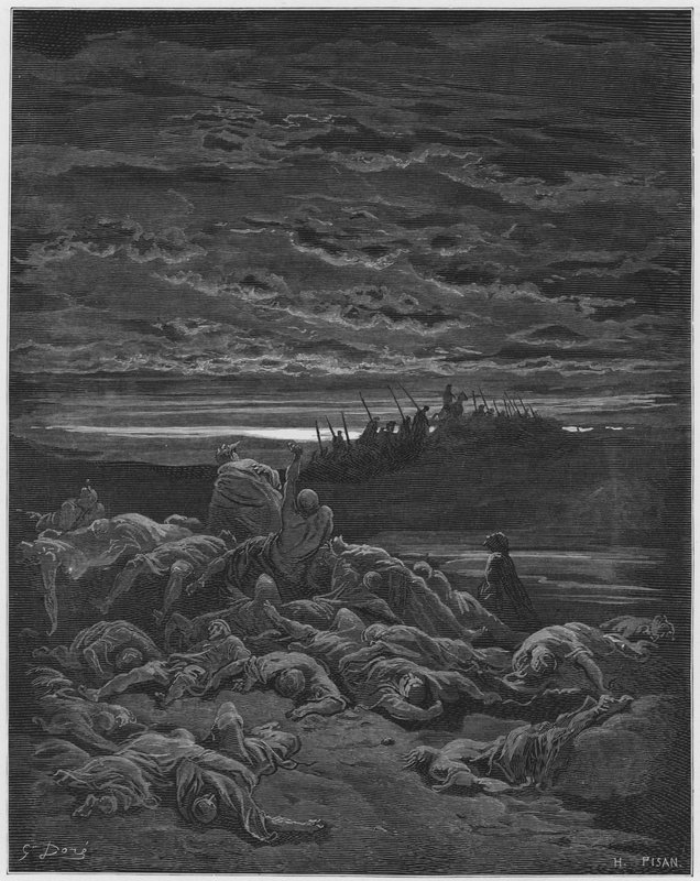 Gustave Dore Raamattu: Jerubbaalin poikien kuolema tekijältä Gustave Dore