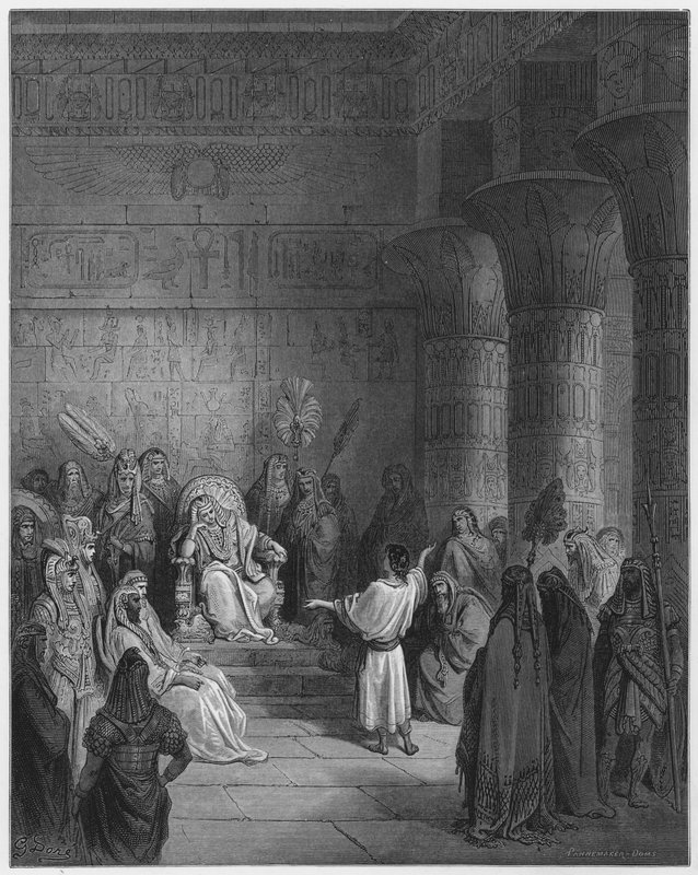 Gustave Dore Raamattu: Joseph tulkitsee faraon unta tekijältä Gustave Dore