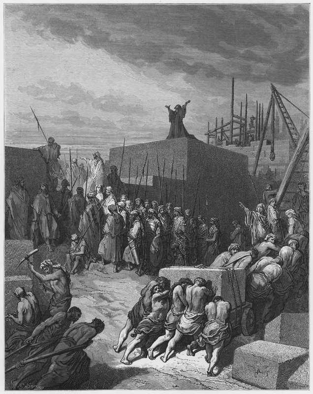 Gustave Dore Raamattu: Temppelin jälleenrakentaminen tekijältä Gustave Dore