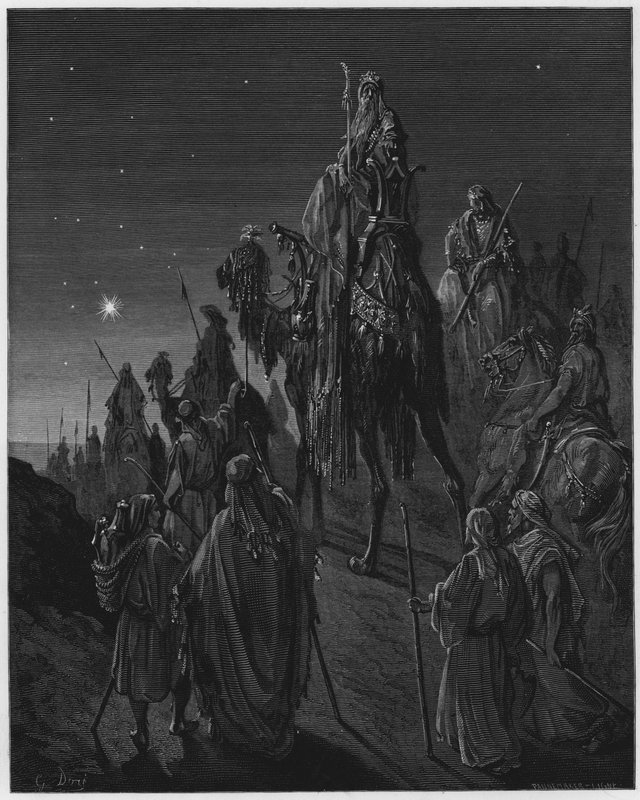 Gustave Dore Raamattu: Viisaat miehet, joita tähti ohjaa tekijältä Gustave Dore