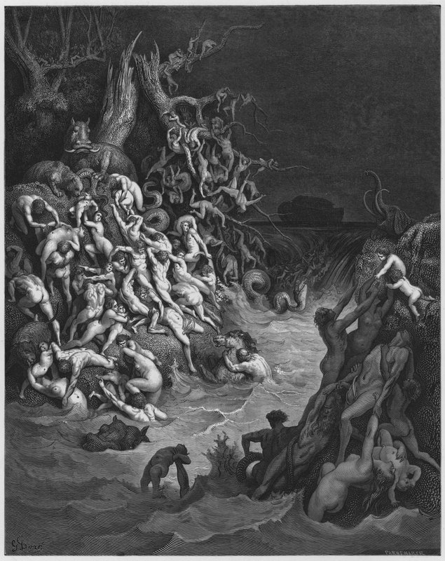 Gustave Dore Raamattu: Veden tuhoama maailma tekijältä Gustave Dore