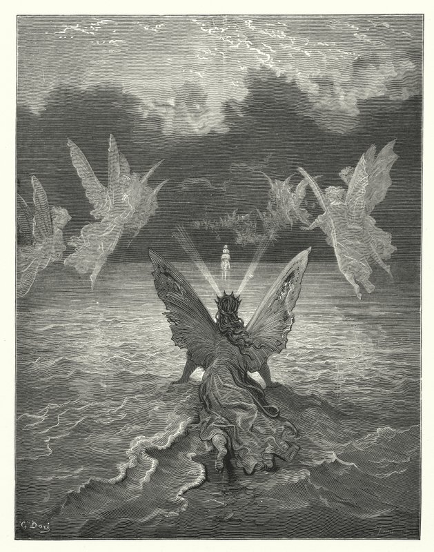 Gustave Doren kuvitus Coleridgen teokseen Rime of the Ancient Mariner (kaiverrus). tekijältä Gustave Dore