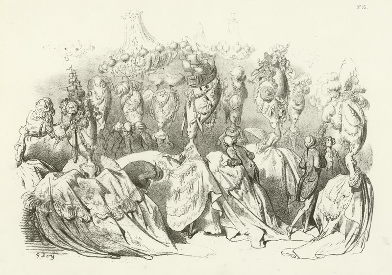 Päämekot Louis XVI:n valtakaudella (syväpaino) tekijältä Gustave Dore