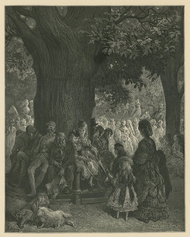 Kensington Gardens, Lontoo tekijältä Gustave Dore
