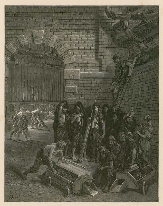 Lambeth Gas Works, Lontoo tekijältä Gustave Dore