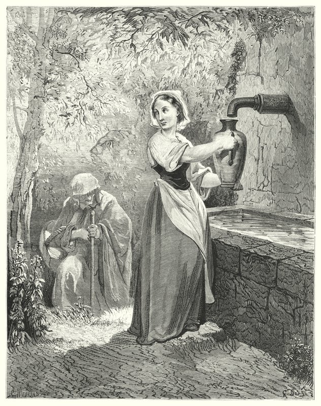Le Fees; The Fairies (kaiverrus) tekijältä Gustave Dore