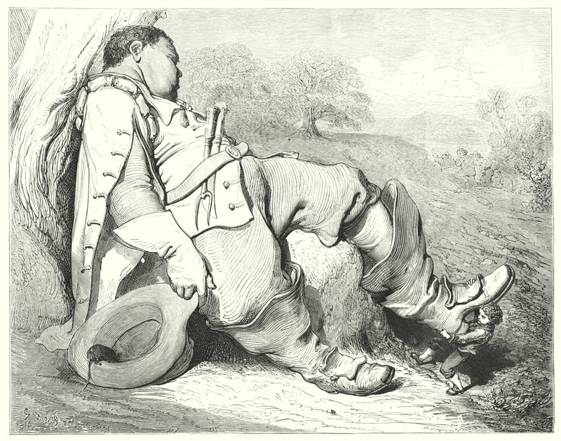 Le Petit Poucet; Hop-O"-Peukaloni tekijältä Gustave Dore