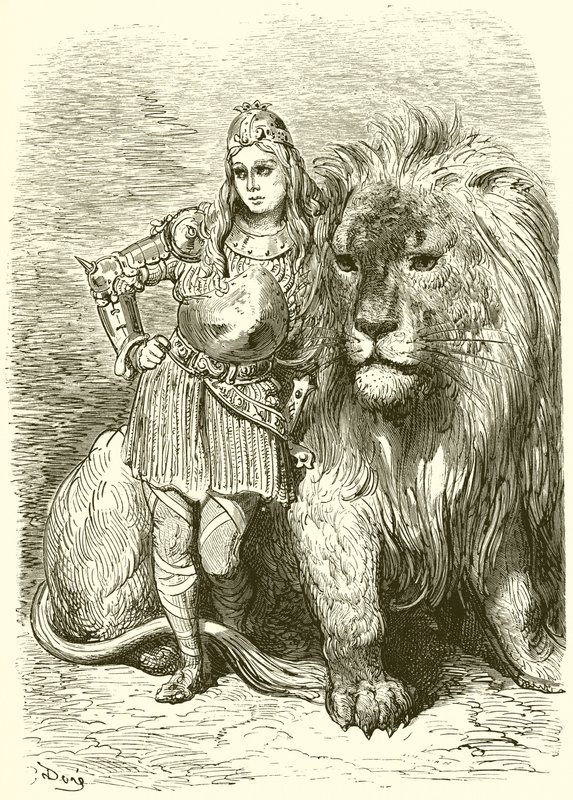 Mitaine ja Oghris tekijältä Gustave Dore