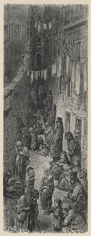 Orange Court, Drury Lane tekijältä Gustave Dore