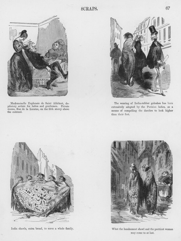 Gustave Doren humoristisia ja groteskeja luonnoksia (kaiverrus) tekijältä Gustave Dore