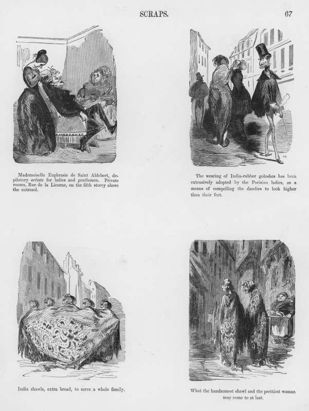 Gustave Doren humoristisia ja groteskeja luonnoksia (kaiverrus) tekijältä Gustave Dore