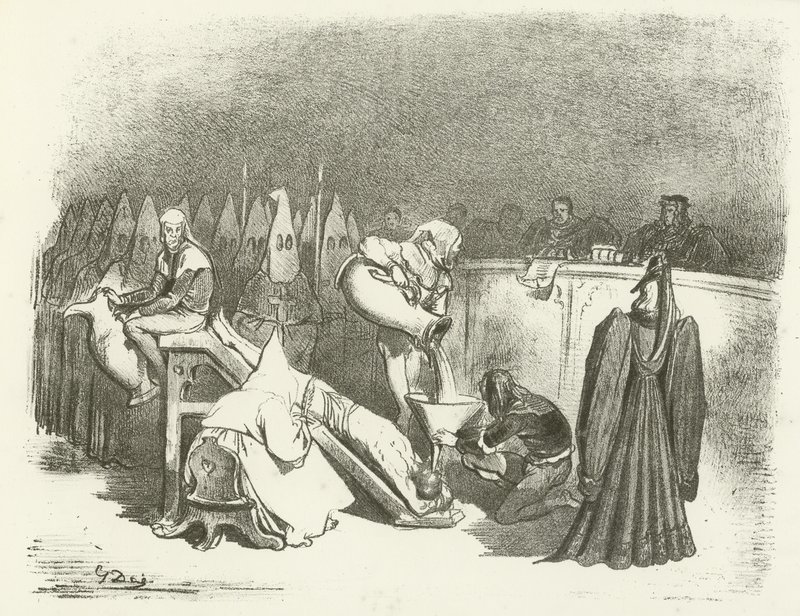 Inkvisitio – Veden kidutus (syväpaino) tekijältä Gustave Dore