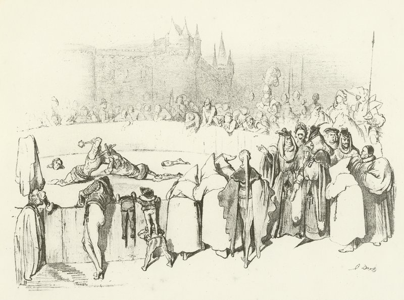 Jumalan tuomio (syväpaino) tekijältä Gustave Dore