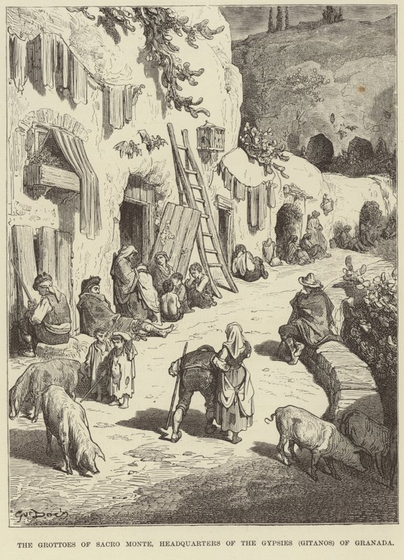 Sacro Monten luolat tekijältä Gustave Dore