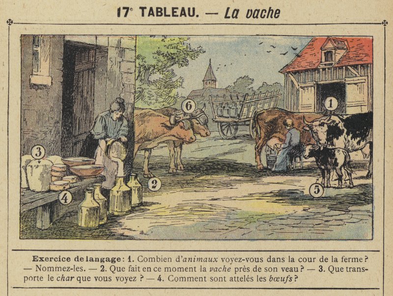 La vache (värijäsenet) tekijältä Gustave Fraipont