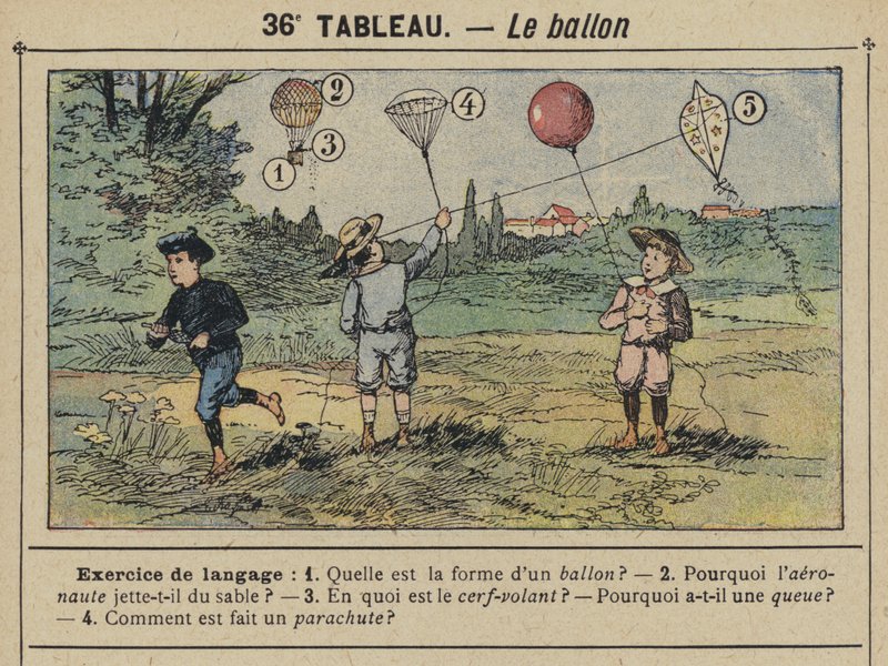 Le balloon (värijäsenet) tekijältä Gustave Fraipont