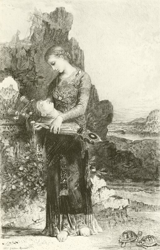 Orpheus (kaiverrus) tekijältä Gustave Moreau