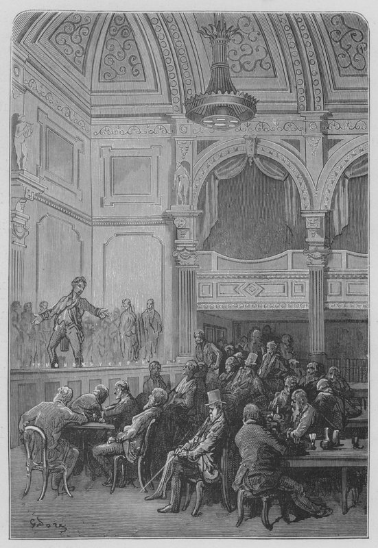 Kahvila-konsertti tekijältä Gustave after Dore
