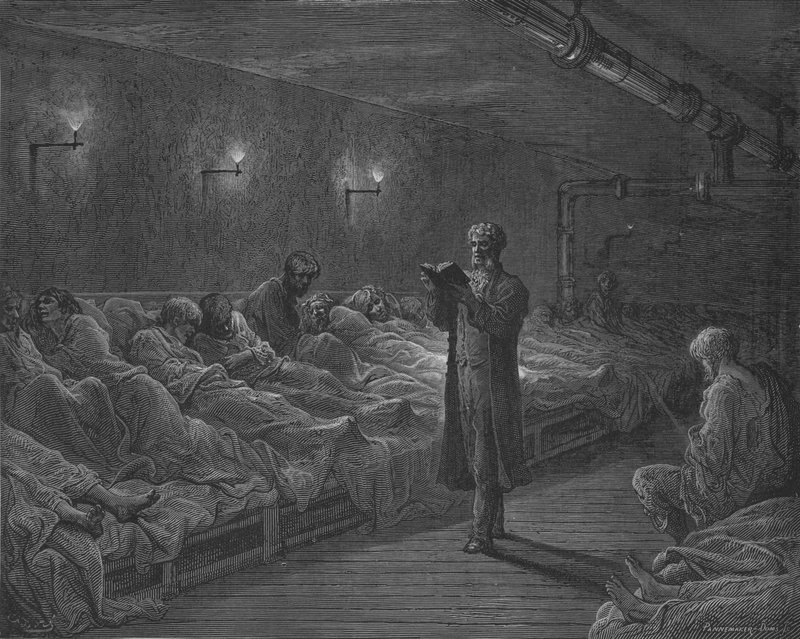 Maallinen saarnaaja tekijältä Gustave after Dore