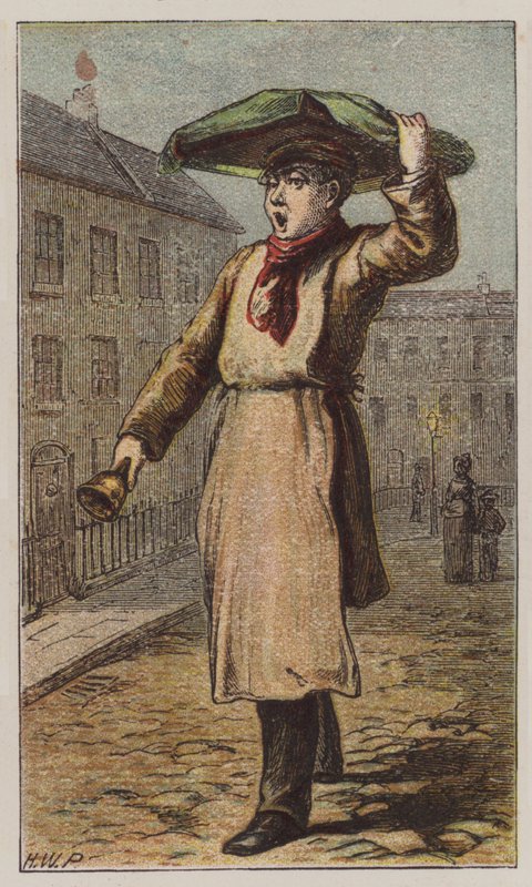 Muffin Man (väri litho) tekijältä H.W. (after) Petherick