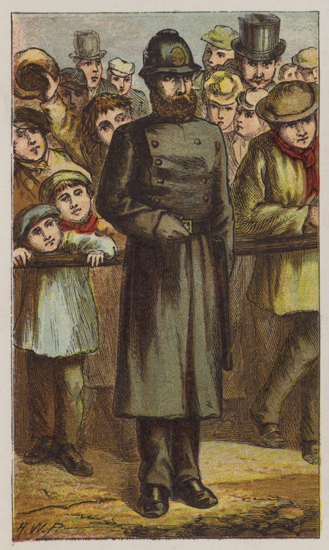 Poliisi (väri litho) tekijältä H.W. (after) Petherick