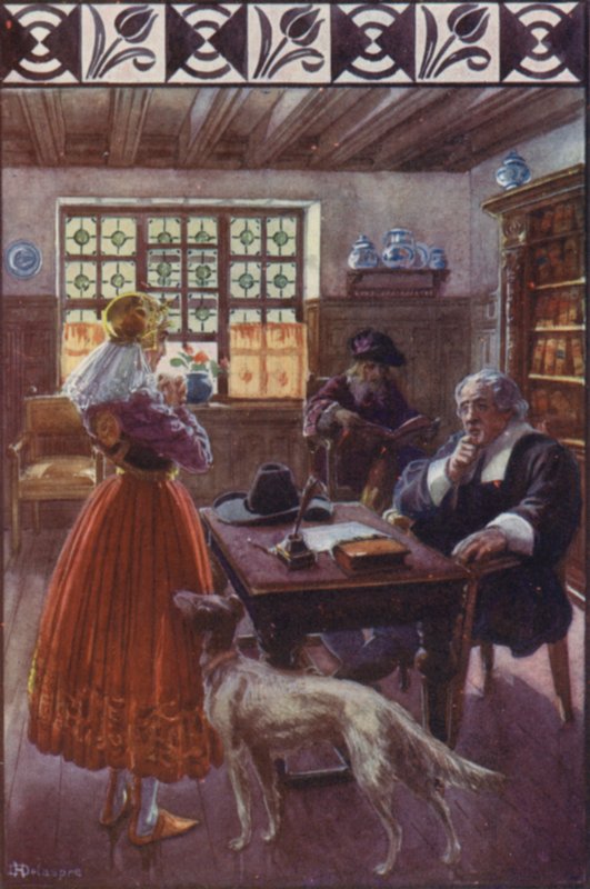 "Jumala, joka tietää minun olevan oikeassa, antaa todisteet" (väri litho) tekijältä H. Delaspre