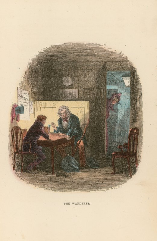 Kuvitus David Copperfieldille tekijältä Hablot Knight Browne