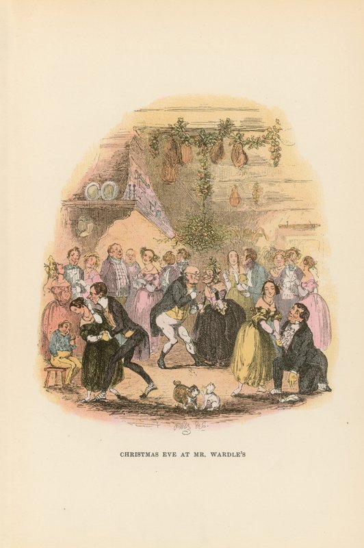 Kuvitus Pickwick Papersille tekijältä Hablot Knight Browne