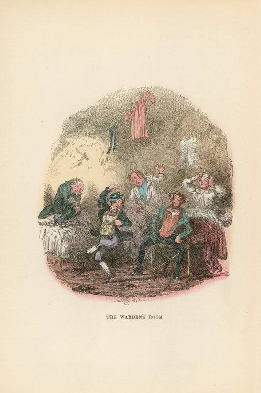 Kuvitus Pickwick Papersille tekijältä Hablot Knight Browne