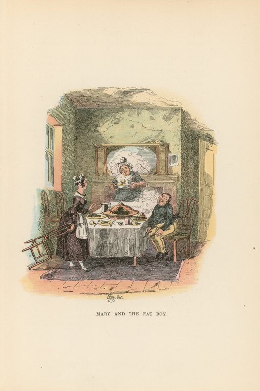 Kuvitus Pickwick Papersille tekijältä Hablot Knight Browne