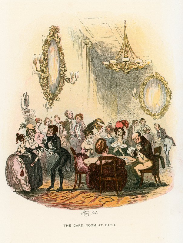 Kuvitus Pickwick Papersille tekijältä Hablot Knight Browne