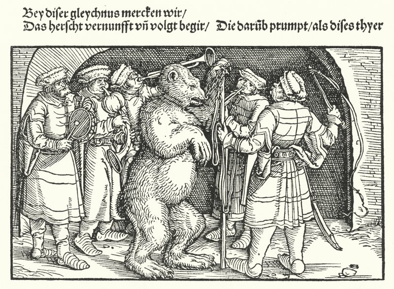 The Bear Trainers tekijältä Hans Burgkmair