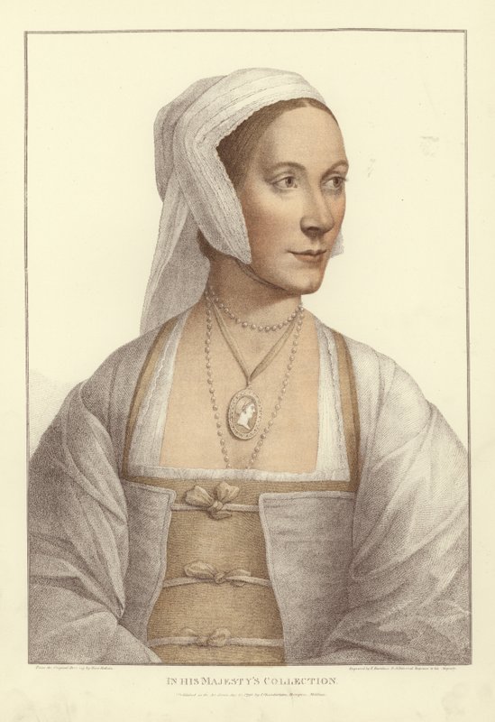 Nimetön nainen (akvatinta) tekijältä Hans Holbein der Jüngere