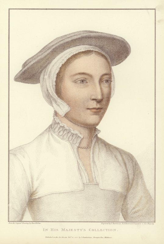 Nimetön nainen (akvatinta) tekijältä Hans Holbein der Jüngere