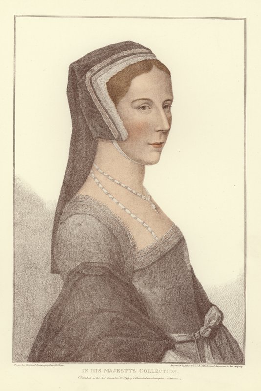 Anonyymi nainen (akvatintta) tekijältä Hans Holbein der Jüngere