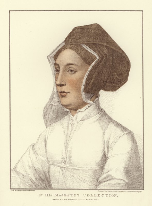 Anonyymi nainen (akvatintta) tekijältä Hans Holbein der Jüngere