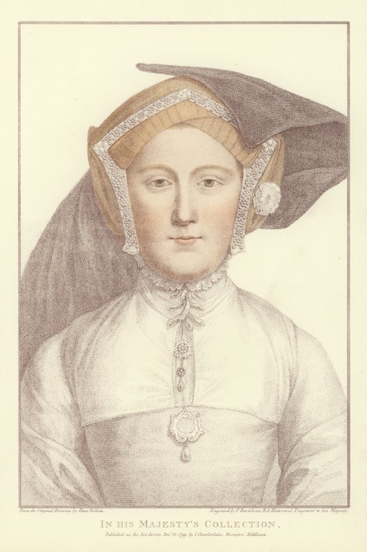 Nimetön nainen (akvatinta) tekijältä Hans Holbein der Jüngere
