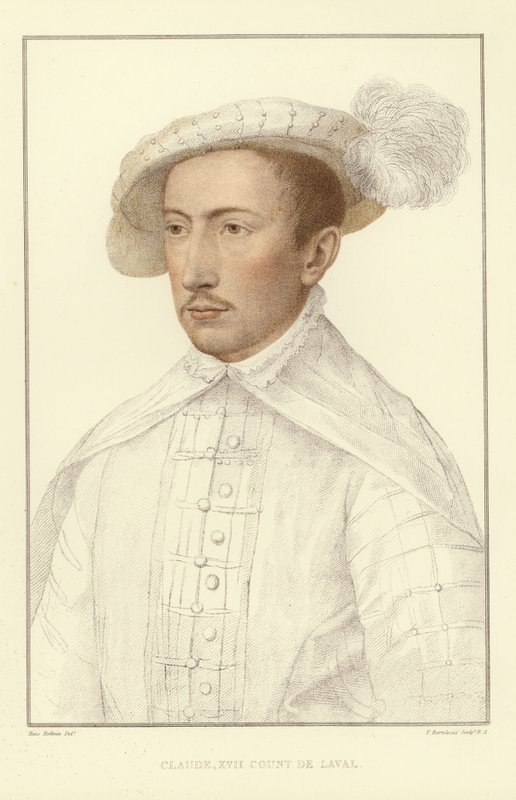 Claude XVII, kreivi de Laval (akvatinta) tekijältä Hans Holbein der Jüngere