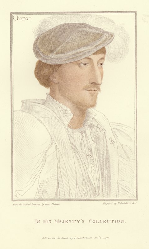 Edward, Lord Clinton (akvatintti) tekijältä Hans Holbein der Jüngere