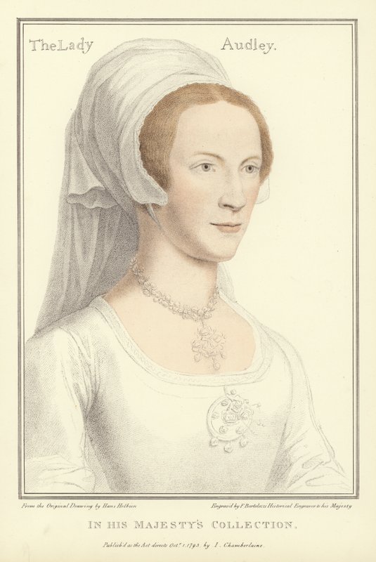 Elizabeth, Lady Audley (akvatinta) tekijältä Hans Holbein der Jüngere