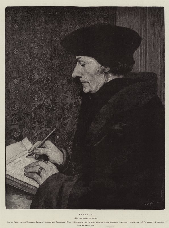 Erasmus tekijältä Hans Holbein der Jüngere