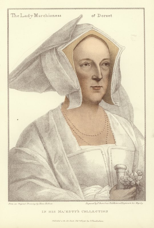 Frances, Dorsetin marssilainen (akvatinta) tekijältä Hans Holbein der Jüngere