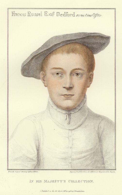 Francis Russell, Earl of Bedford (akvatinta) tekijältä Hans Holbein der Jüngere