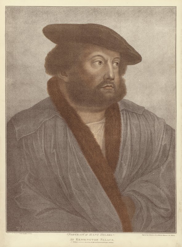 Hans Holbein nuorempi (akvatinta) tekijältä Hans Holbein der Jüngere